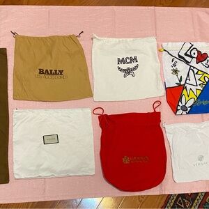 Designer Dust Bags covers Storage  for purses lot of 8